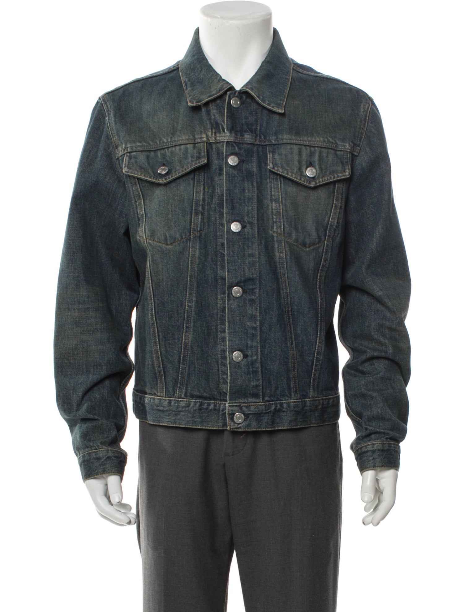 Helmut Lang Vintage Late 1990's - Early 2000's Trucker Jacket