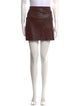 Helmut Lang Lamb Leather Mini Skirt