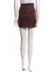 Helmut Lang Lamb Leather Mini Skirt