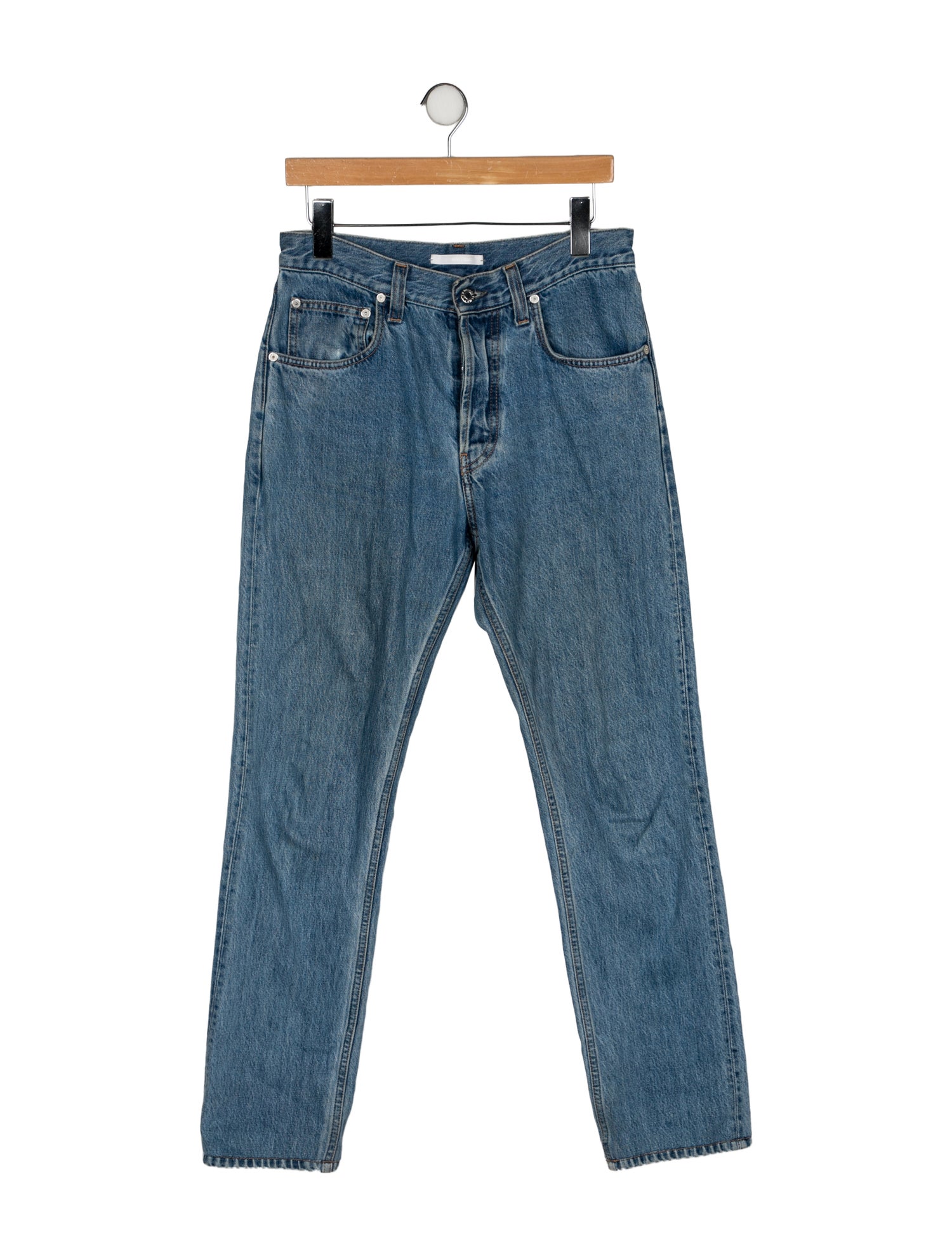 Helmut Lang High-Rise Straight Leg Jeans