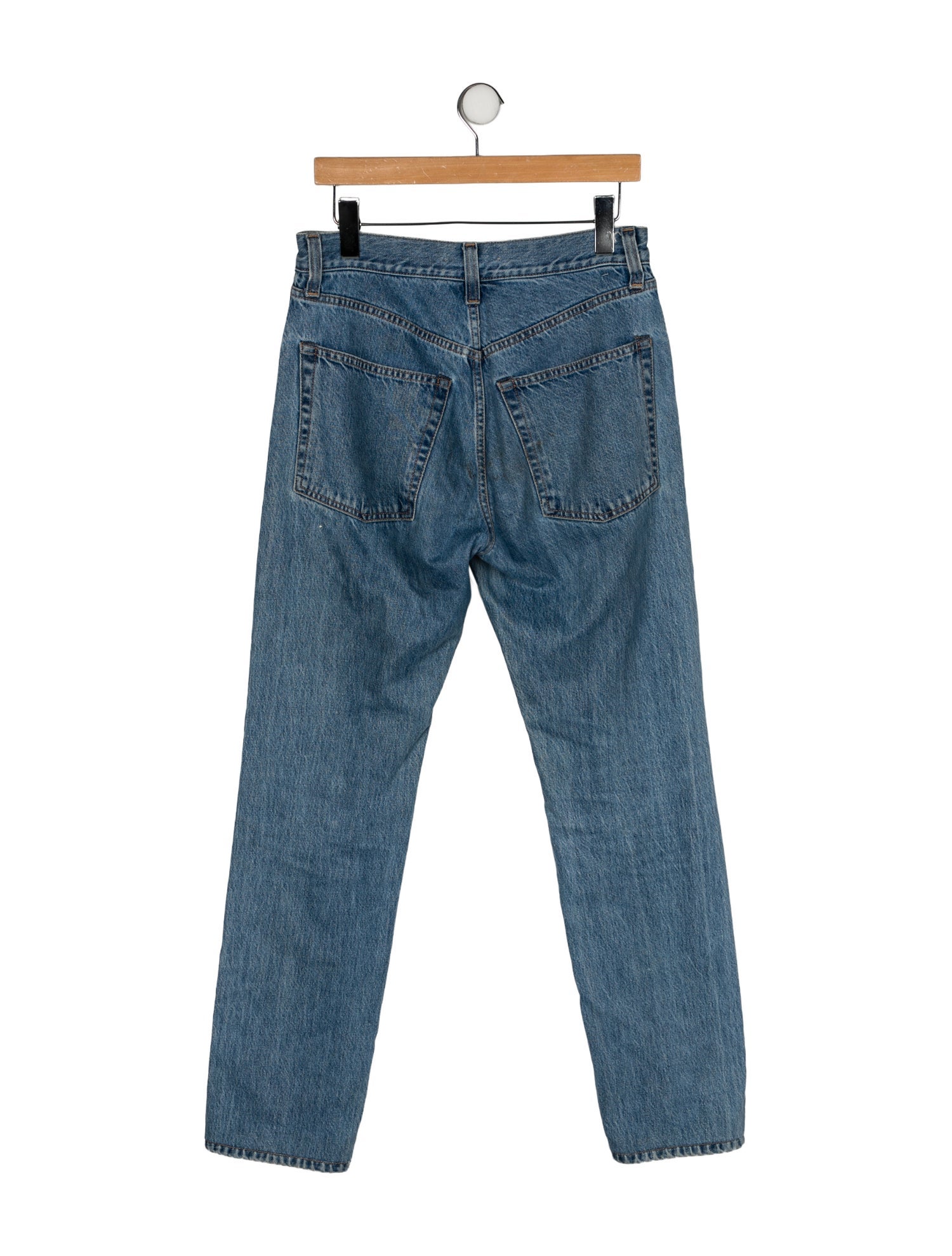 Helmut Lang High-Rise Straight Leg Jeans