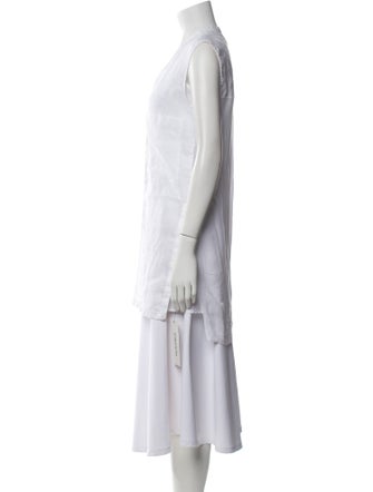 Helmut Lang V-Neck Sleeveless Tunic