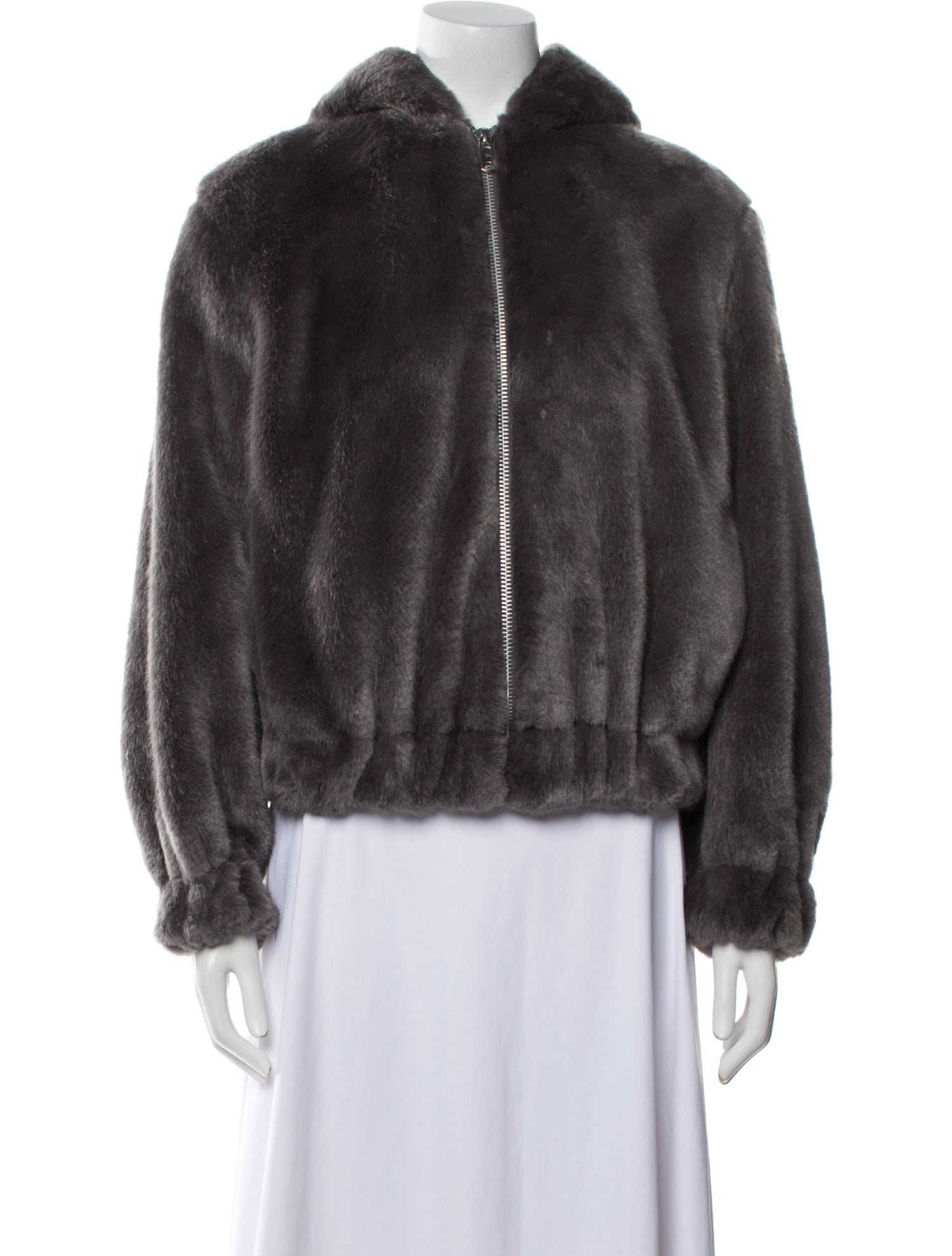 Helmut Lang Faux Fur Jacket