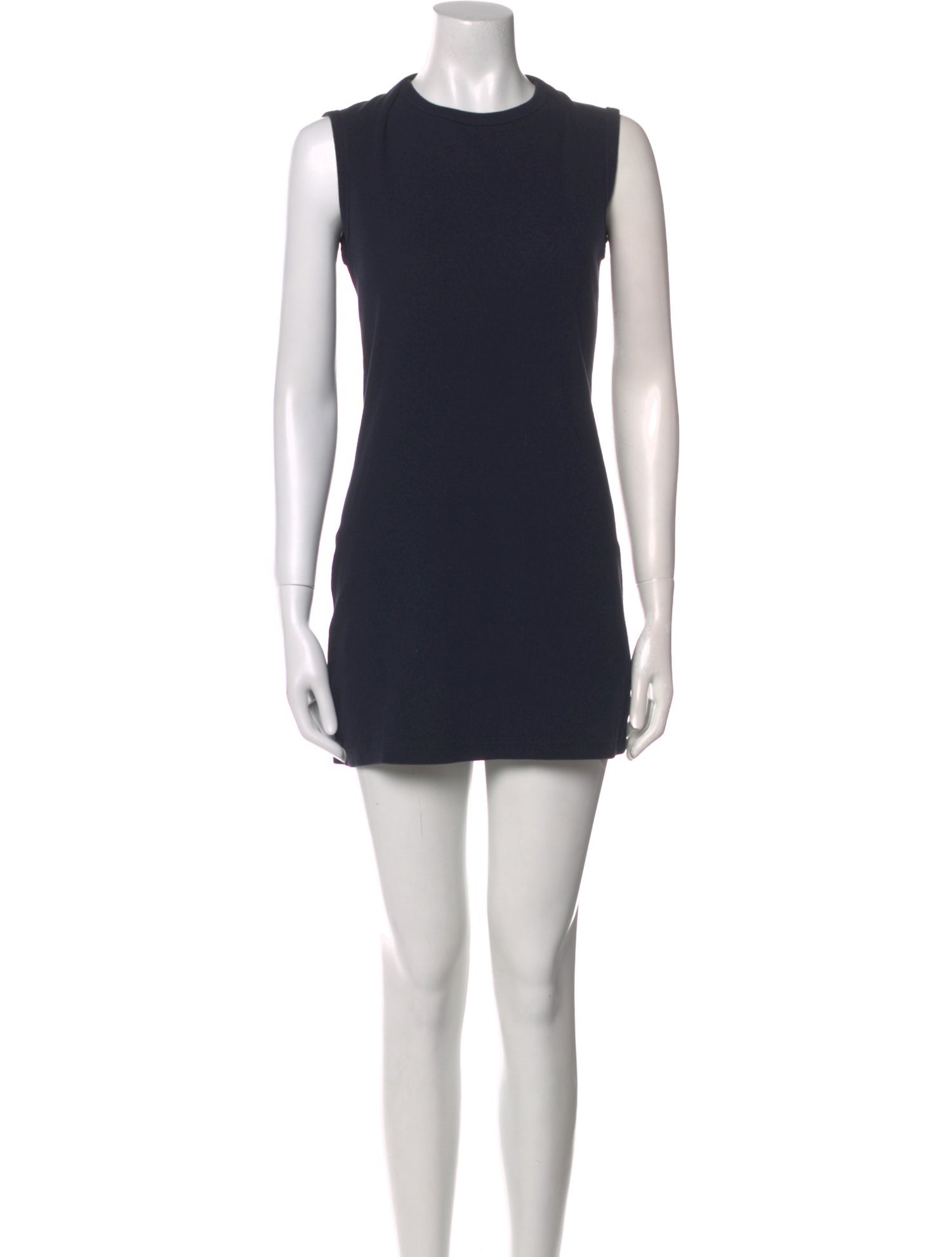 Helmut Lang Crew Neck Mini Dress