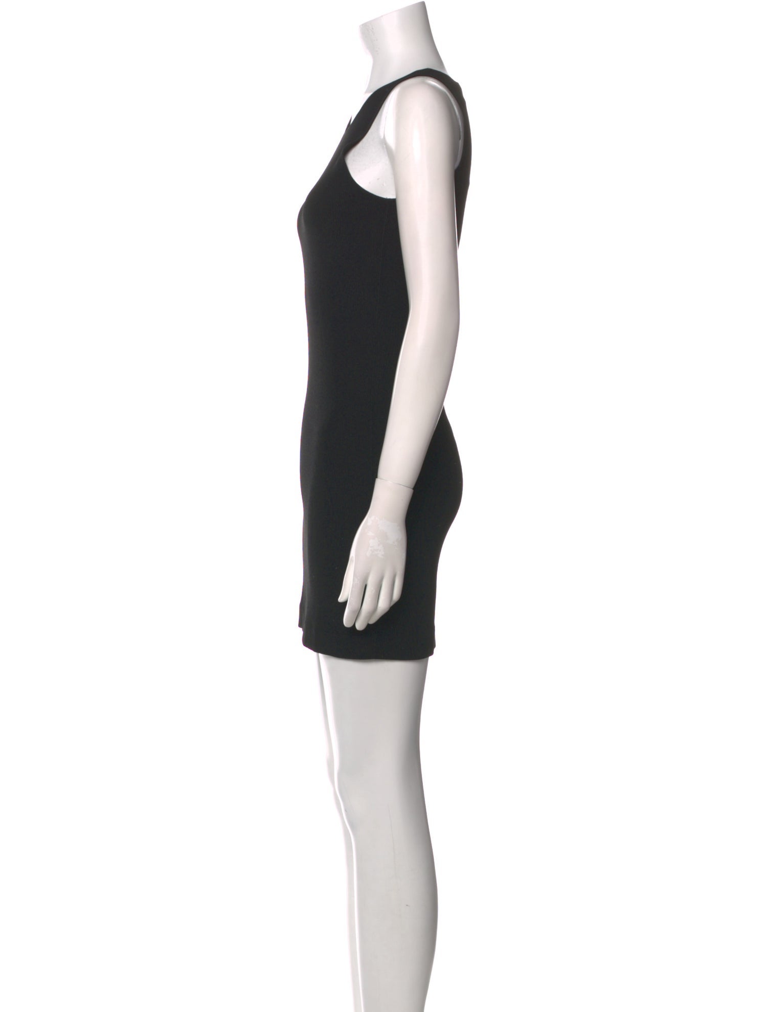 Helmut Lang Scoop Neck Mini Dress