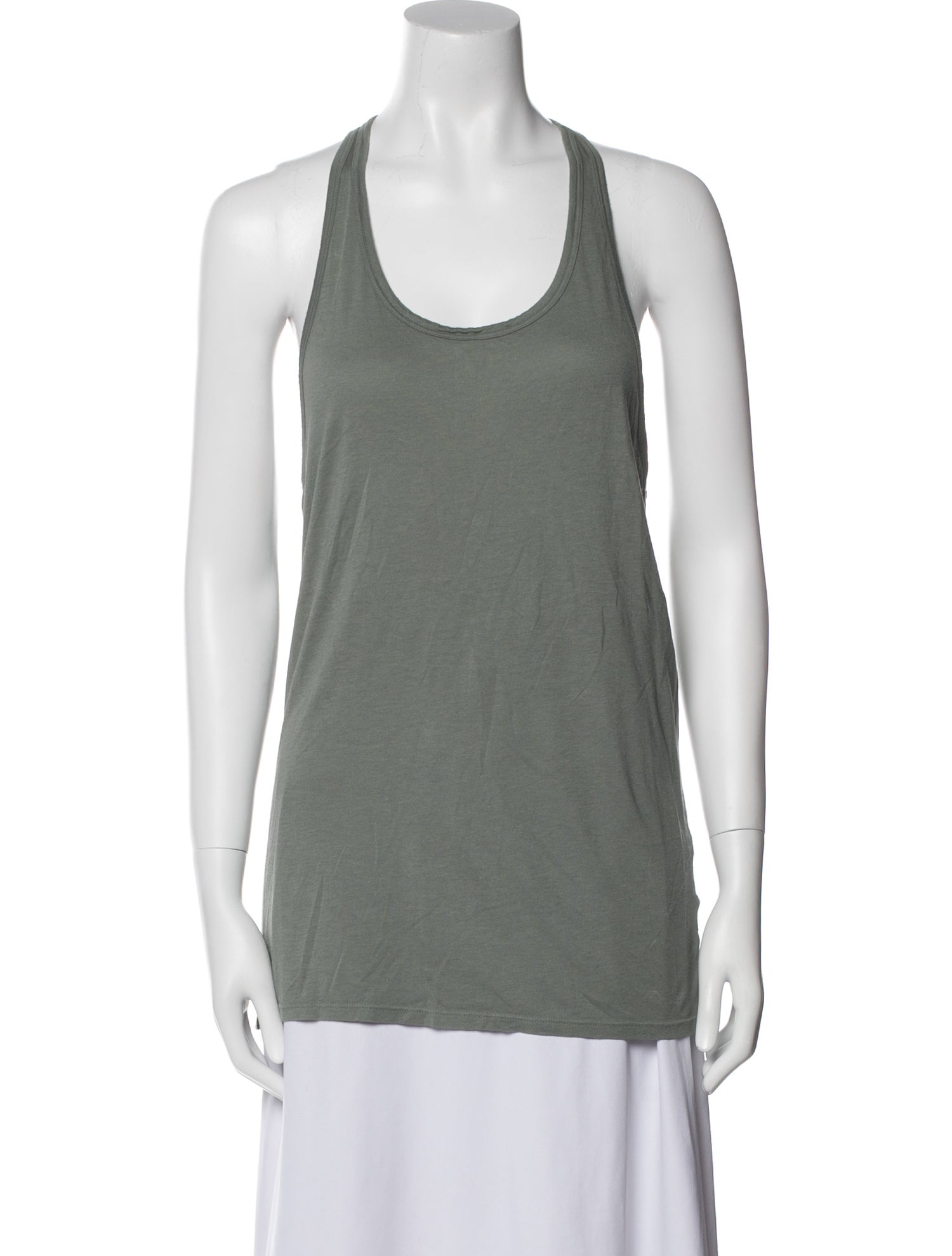Helmut Lang Scoop Neck Sleeveless Top