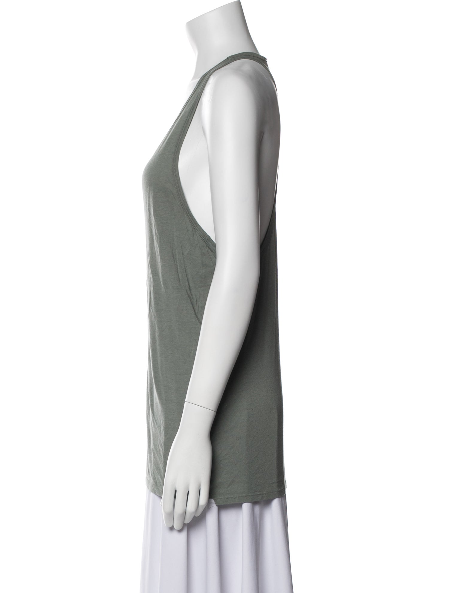 Helmut Lang Scoop Neck Sleeveless Top