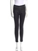 Helmut Lang Lamb Leather Skinny Leg Pants
