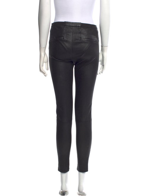 Helmut Lang Lamb Leather Skinny Leg Pants