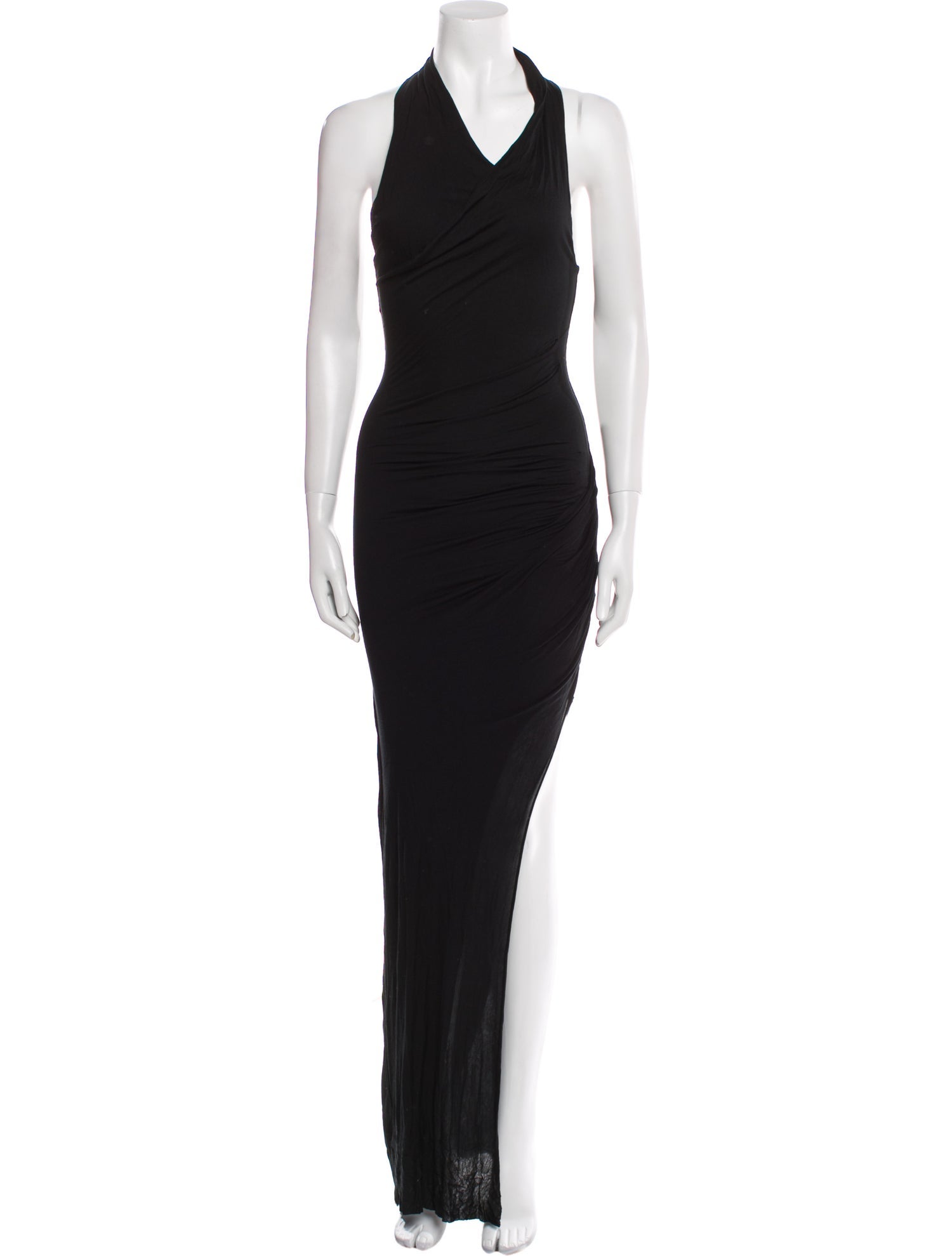 Helmut Lang Cowl Neck Long Dress