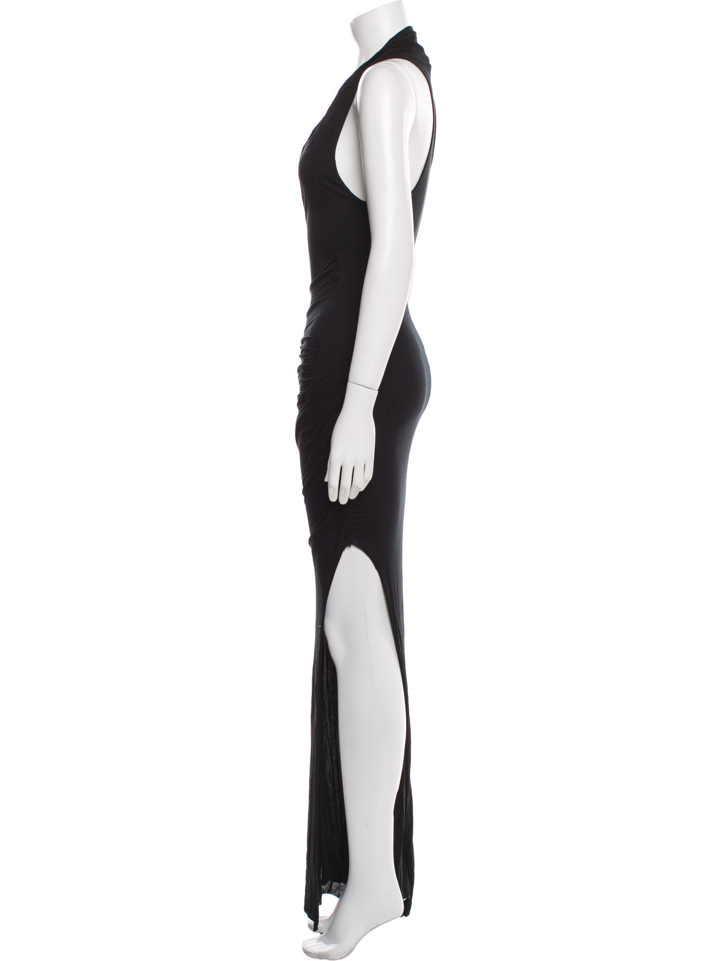 Helmut Lang Cowl Neck Long Dress