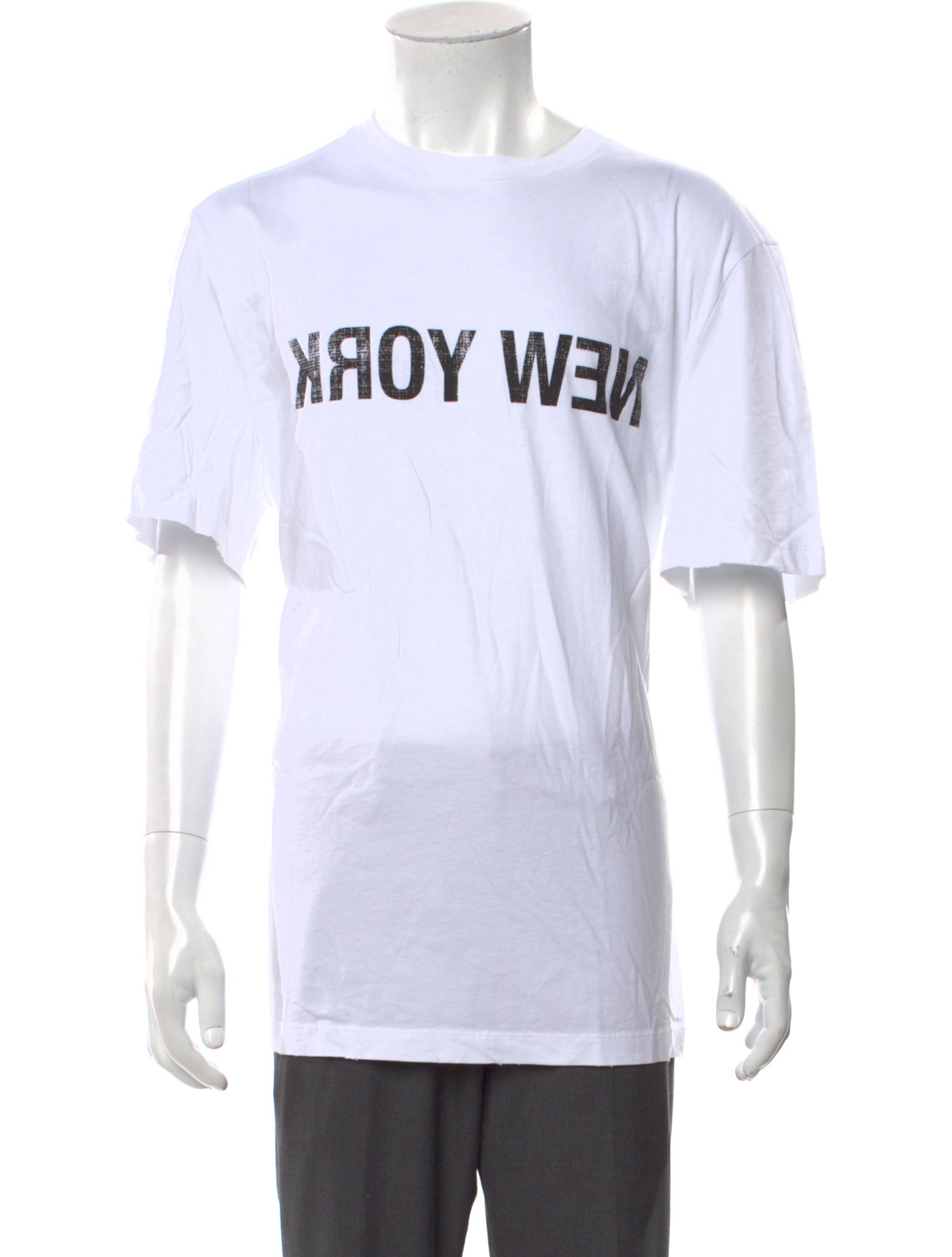 Helmut Lang Graphic Print Crew Neck T-Shirt