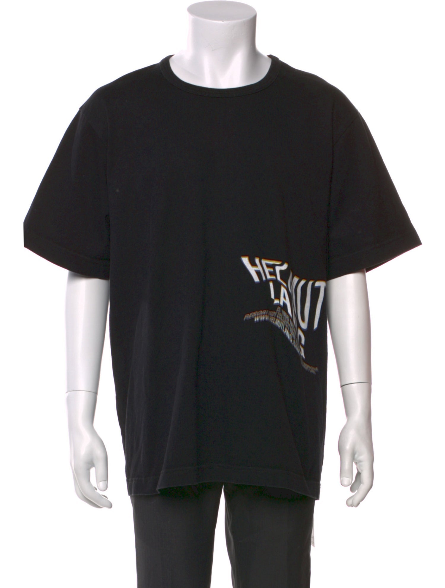 Helmut Lang Graphic Print Short Sleeve Shirt