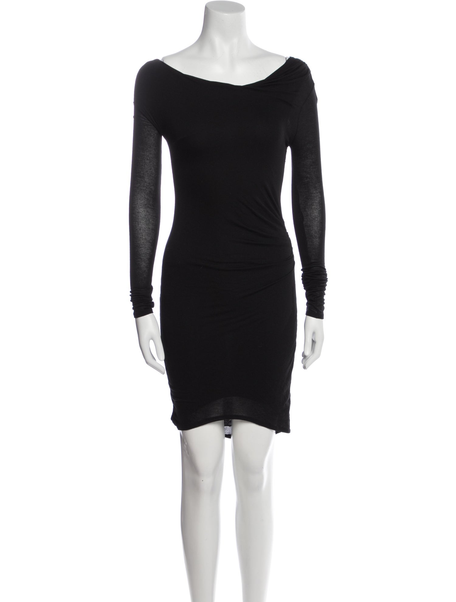 Helmut Lang Bateau Neckline Knee-Length Dress