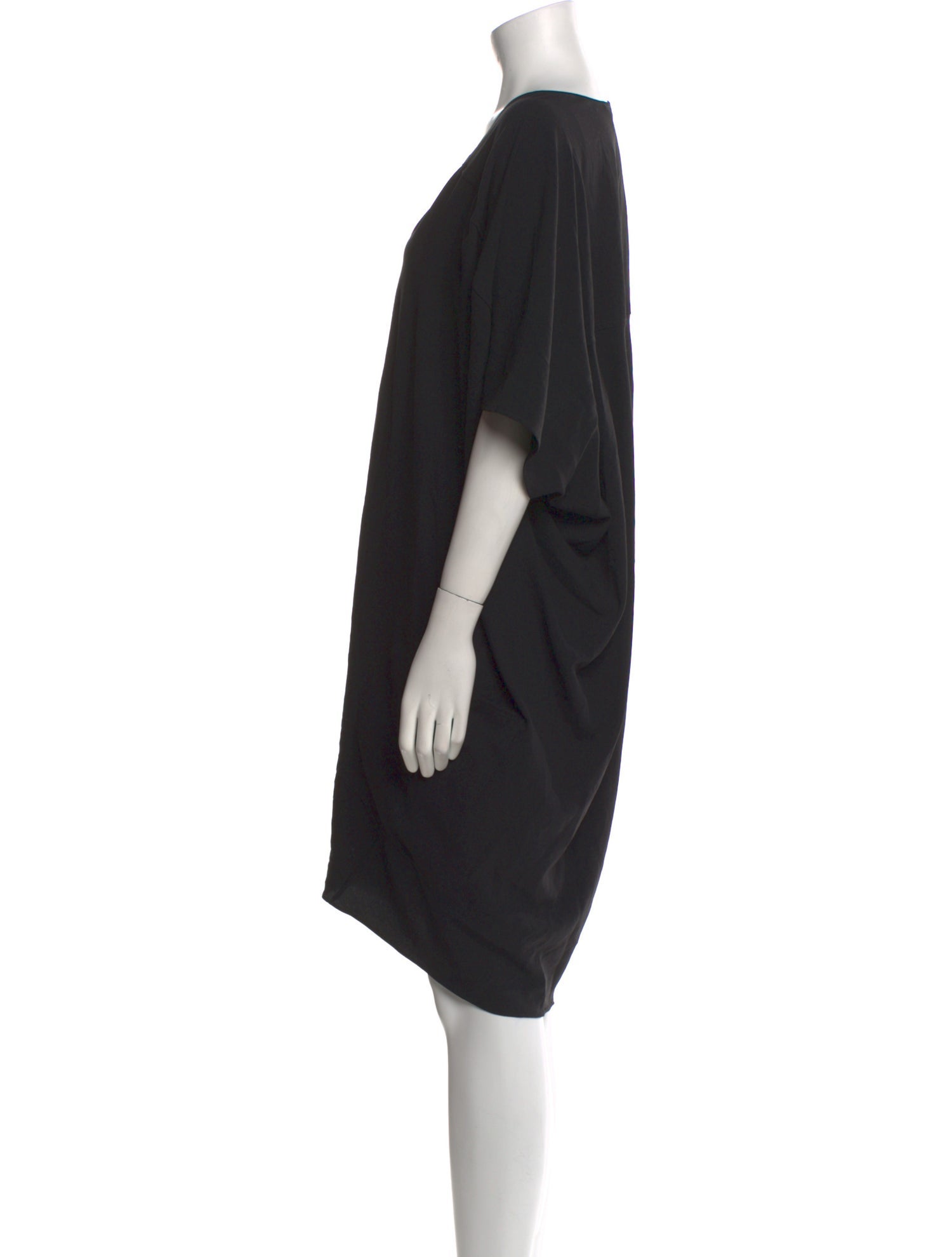 Helmut Lang V-Neck Knee-Length Dress