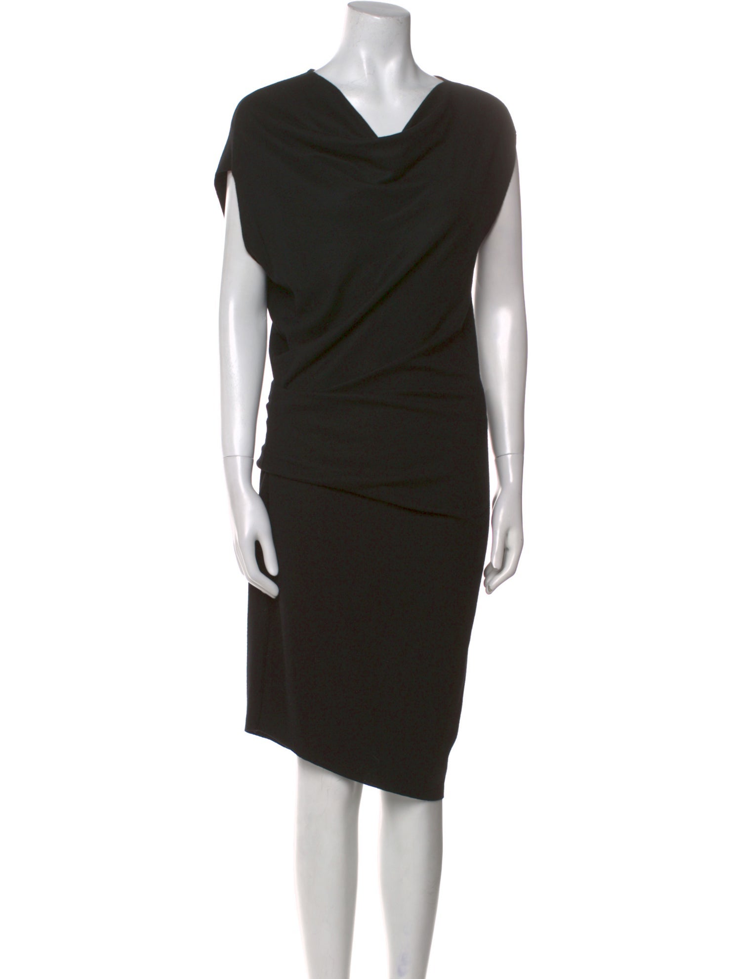 Helmut Lang Wool Midi Length Dress