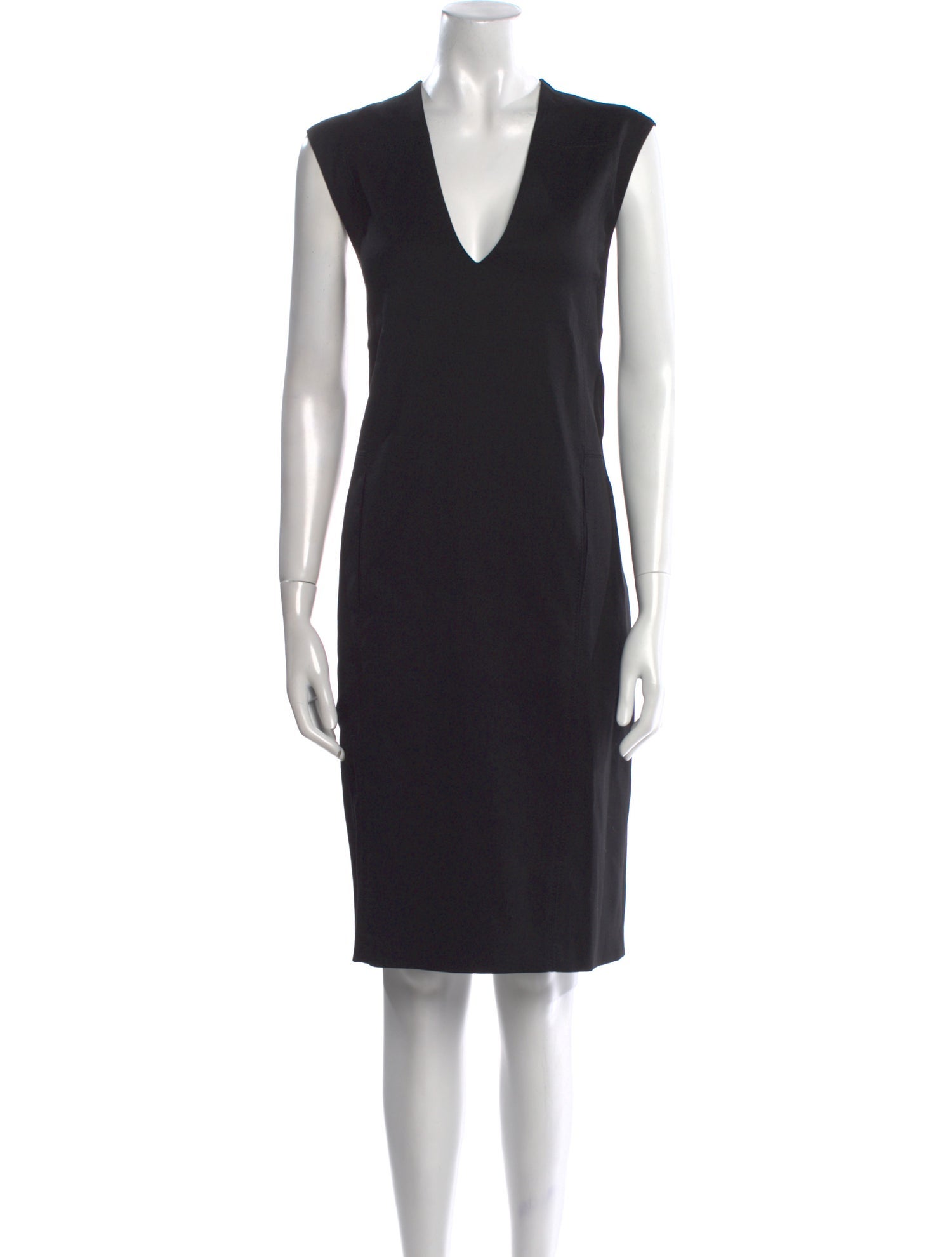 Helmut Lang Wool Knee-Length Dress