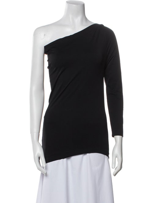 Helmut Lang Nylon One-Shoulder Top