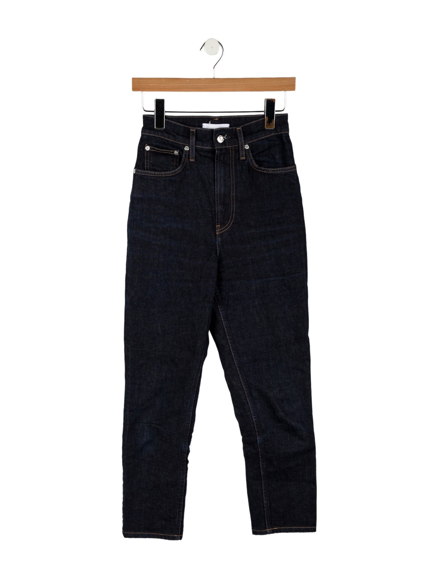 Helmut Lang High-Rise Straight Leg Jeans