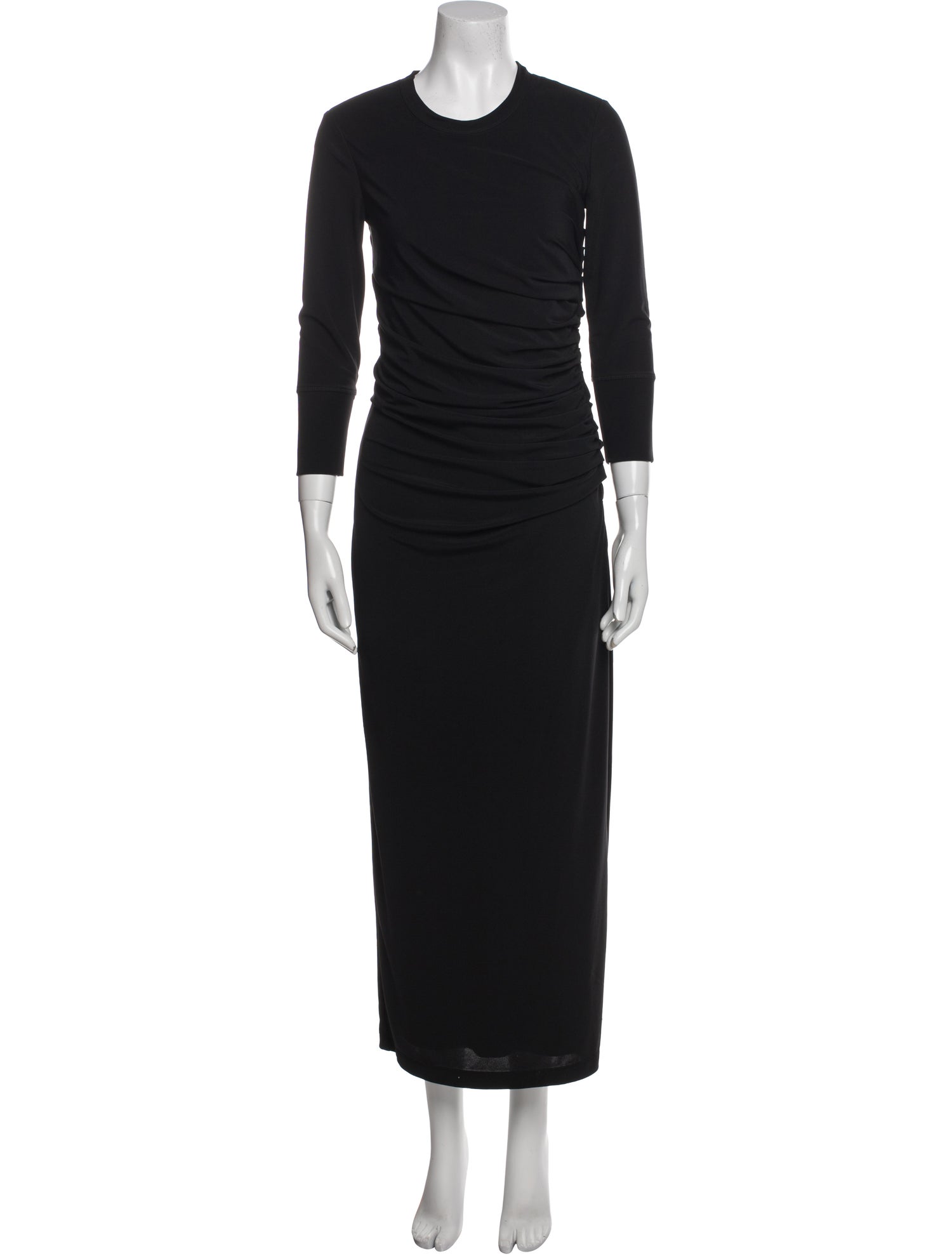 Helmut Lang Crew Neck Long Dress