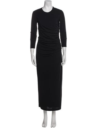 Helmut Lang Crew Neck Long Dress