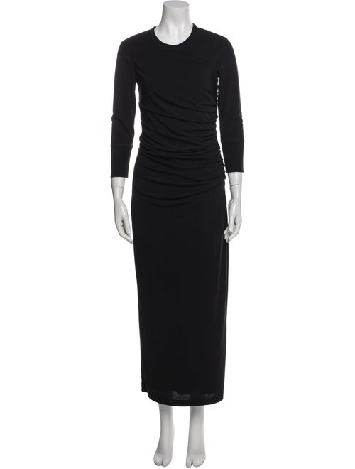 Helmut Lang Crew Neck Long Dress