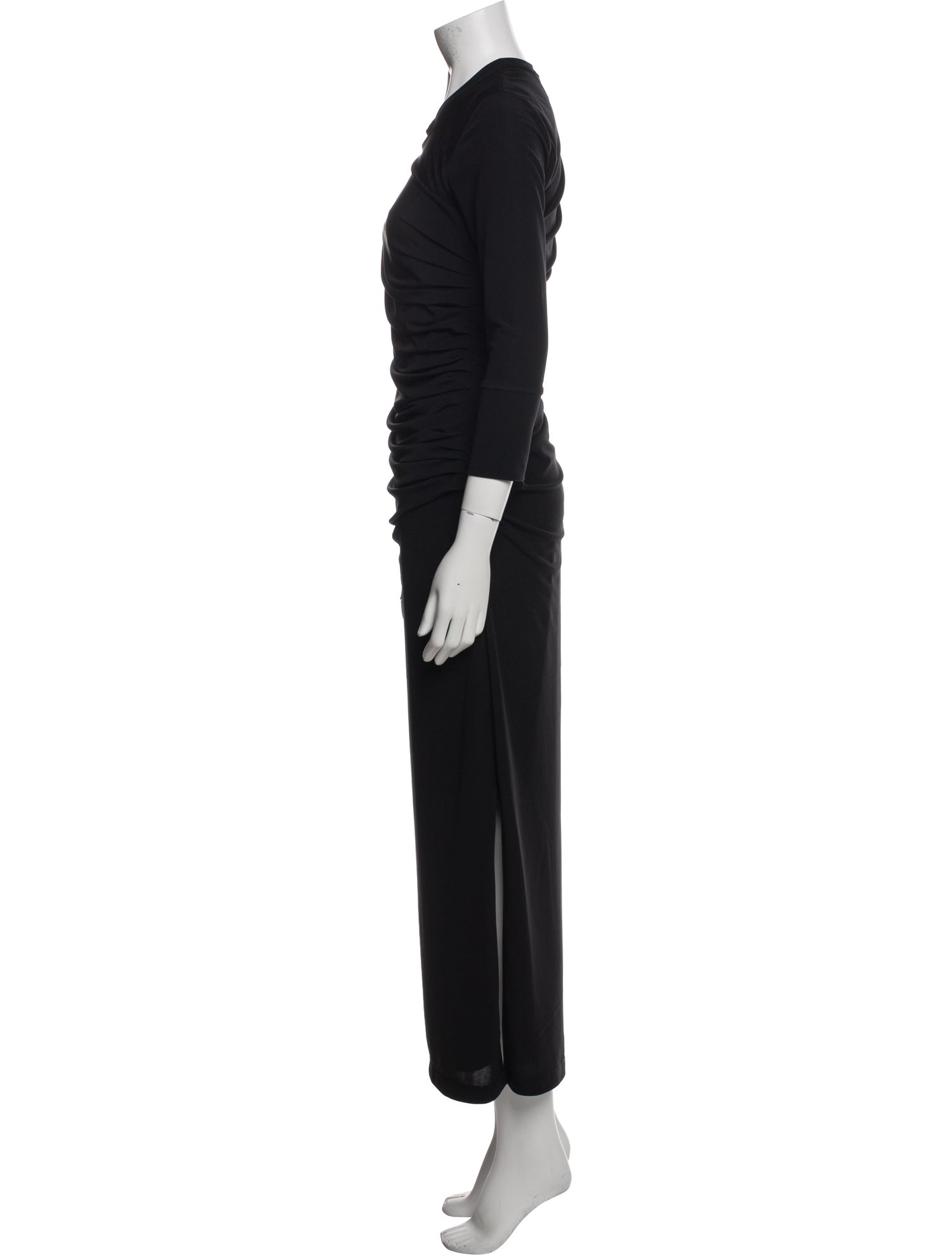 Helmut Lang Crew Neck Long Dress