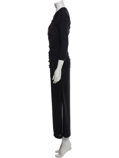 Helmut Lang Crew Neck Long Dress