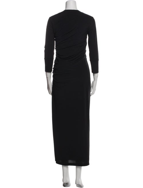 Helmut Lang Crew Neck Long Dress