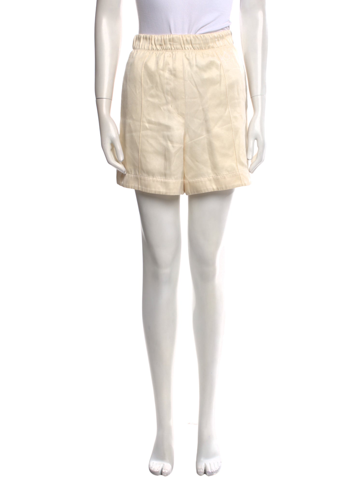 Helmut Lang Silk Mini Shorts