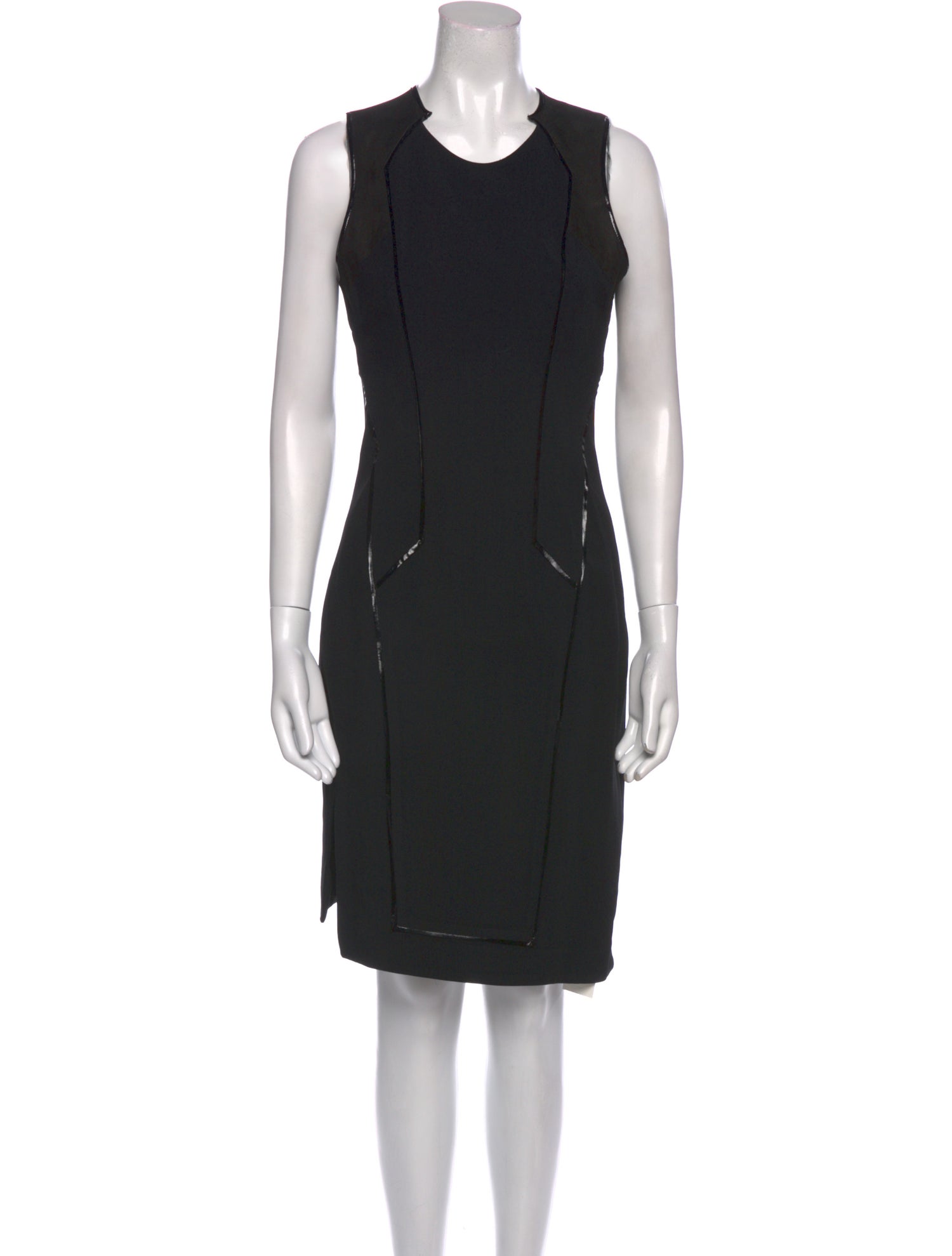 Helmut Lang Angora Knee-Length Dress