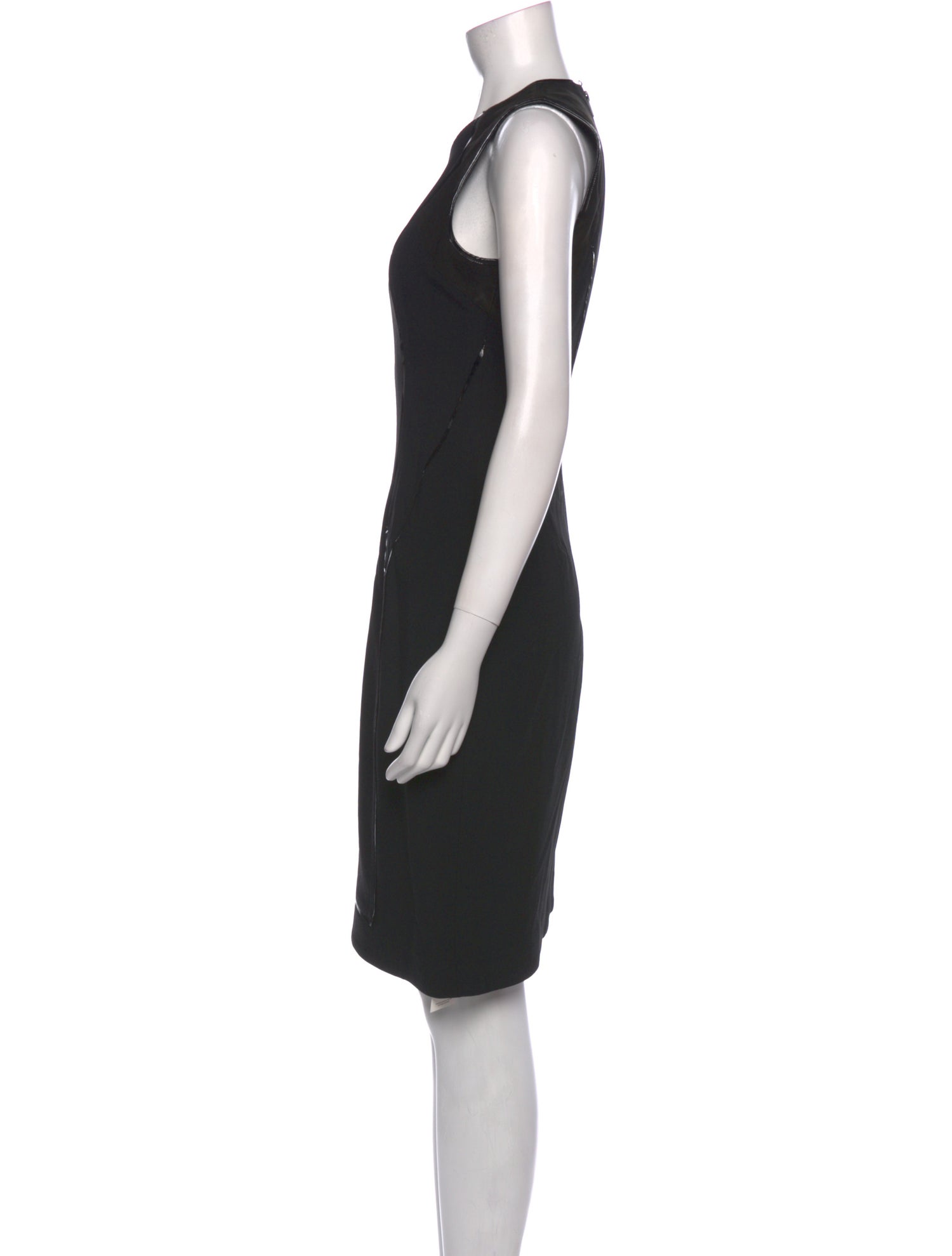 Helmut Lang Angora Knee-Length Dress