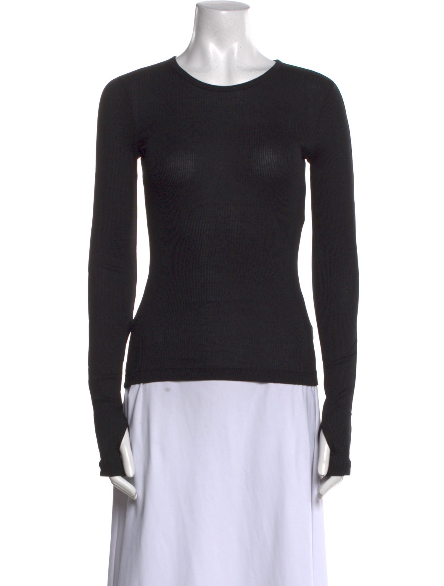 Helmut Lang Crew Neck Long Sleeve Top