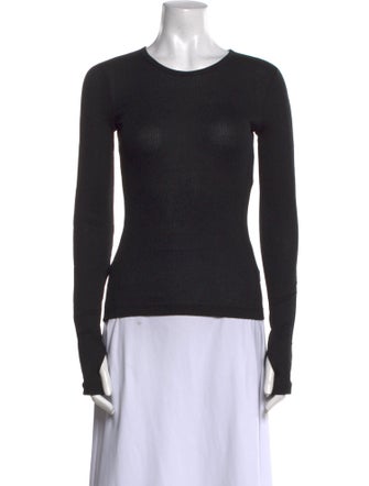Helmut Lang Crew Neck Long Sleeve Top