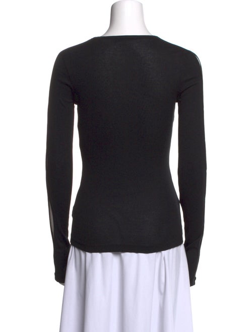 Helmut Lang Crew Neck Long Sleeve Top