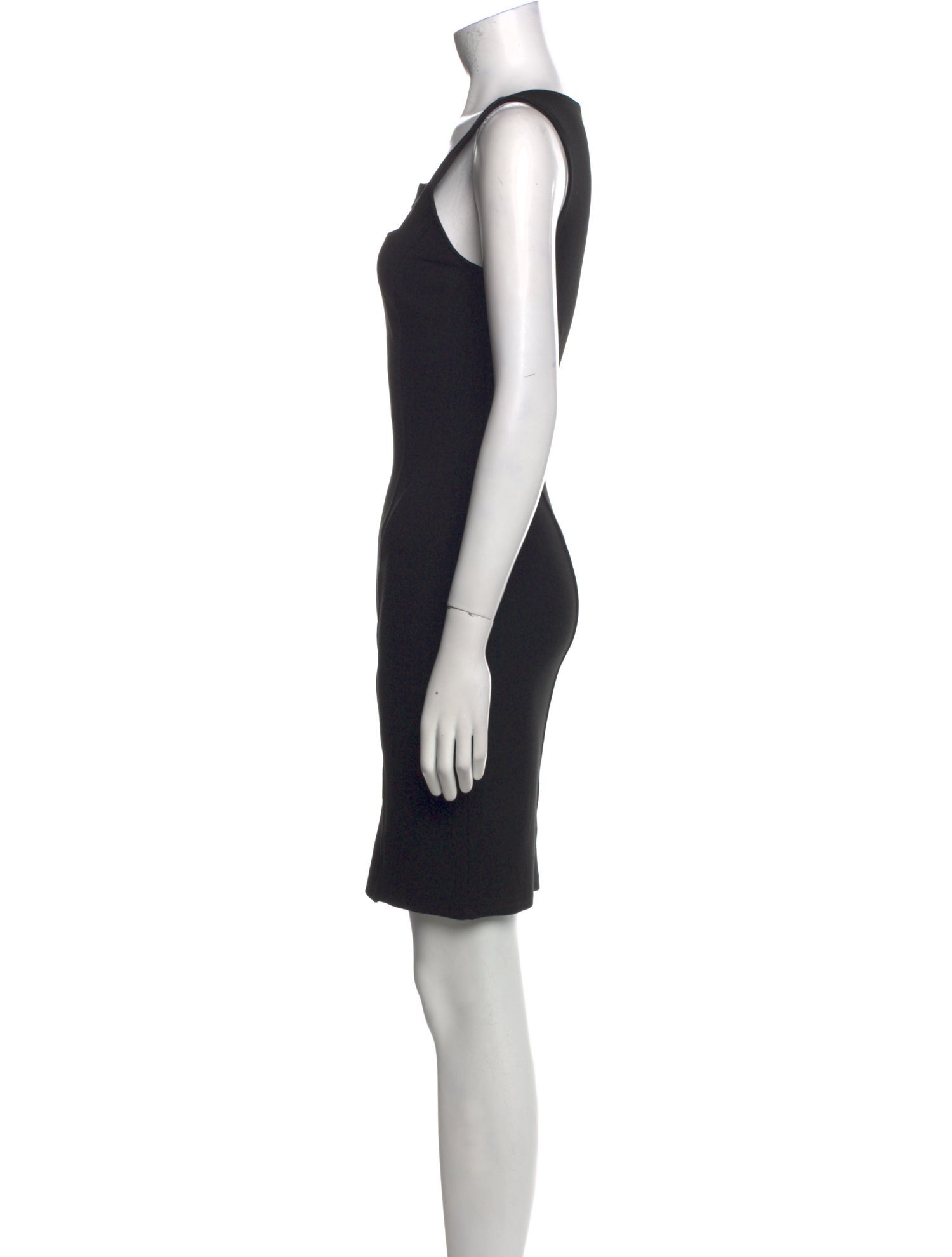 Helmut Lang Square Neckline Mini Dress