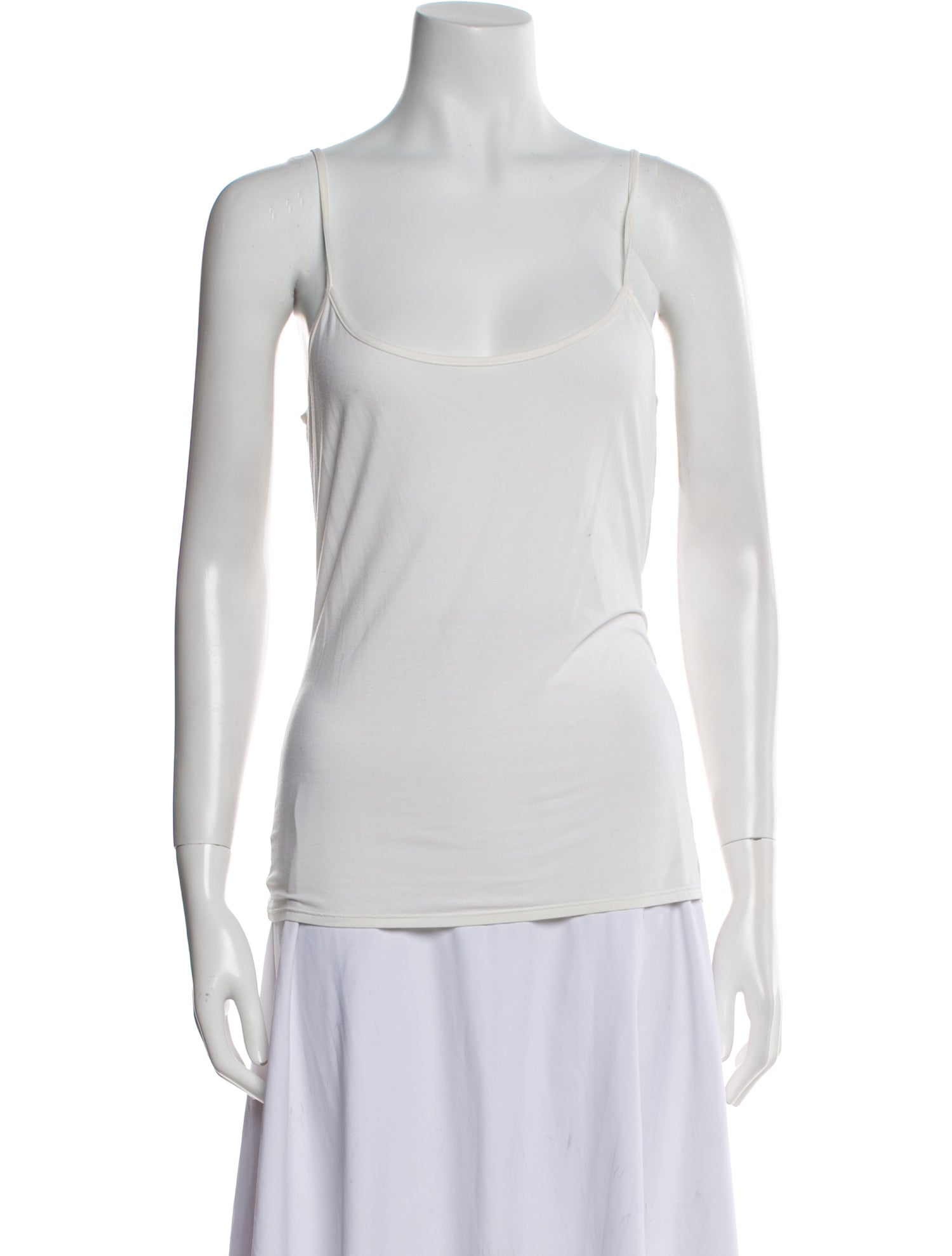 Helmut Lang Square Neckline Sleeveless Top