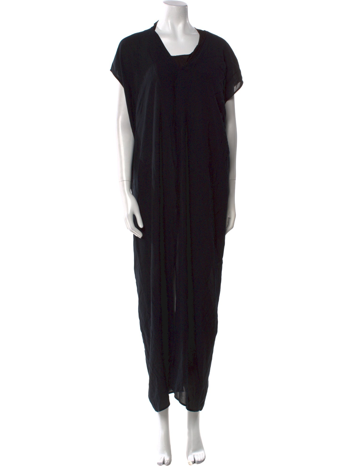 Helmut Lang Square Neckline Long Dress