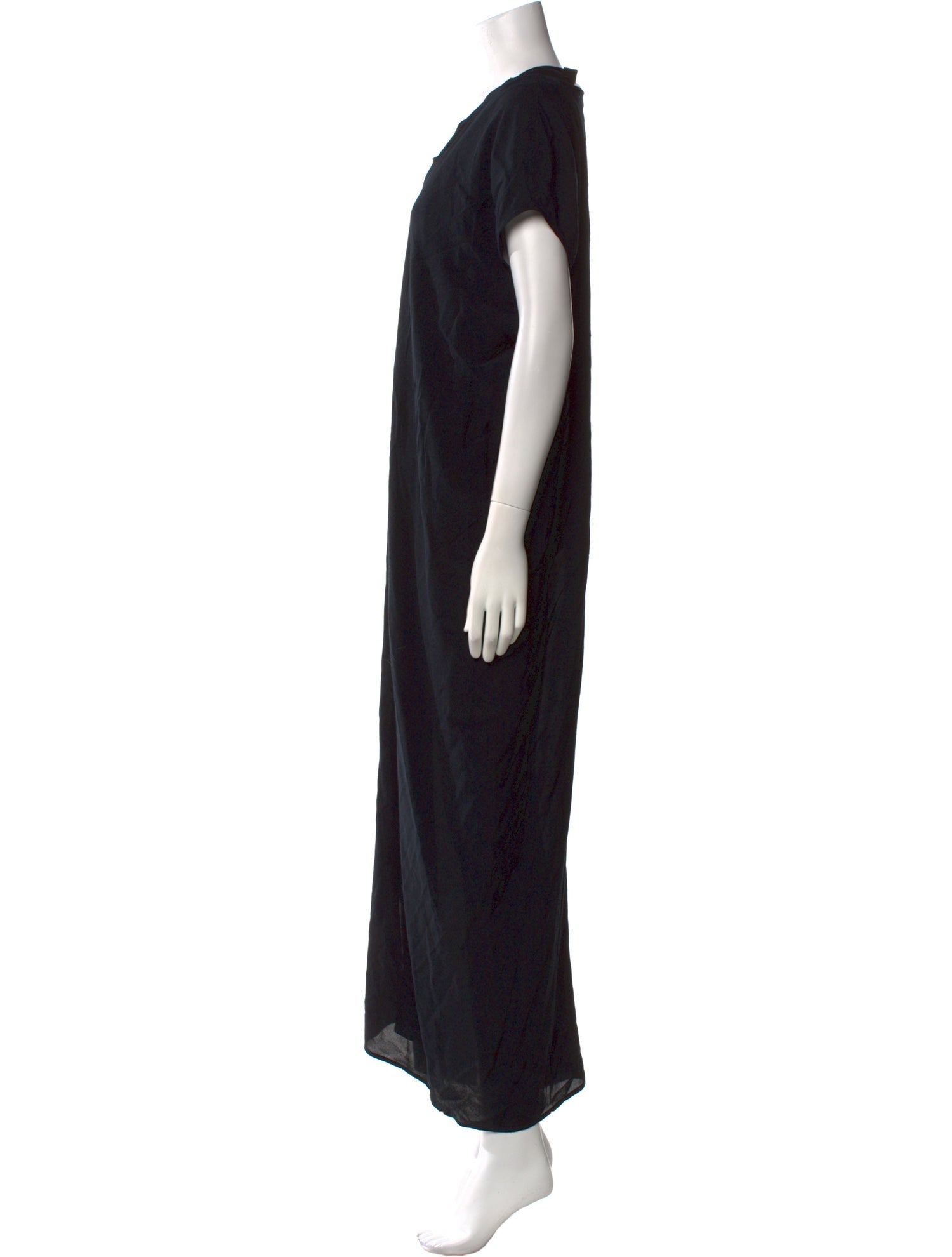 Helmut Lang Square Neckline Long Dress