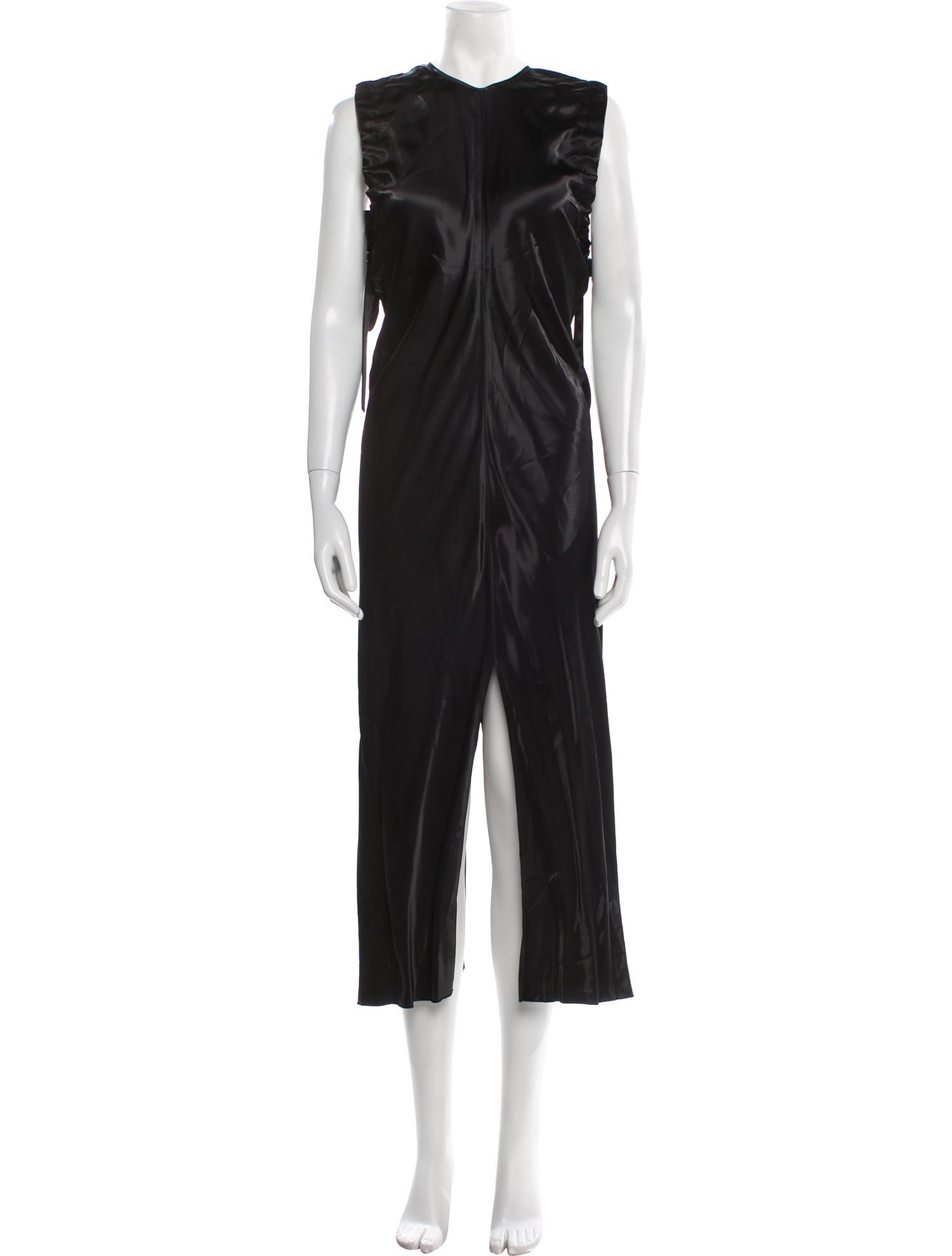 Helmut Lang Crew Neck Long Dress