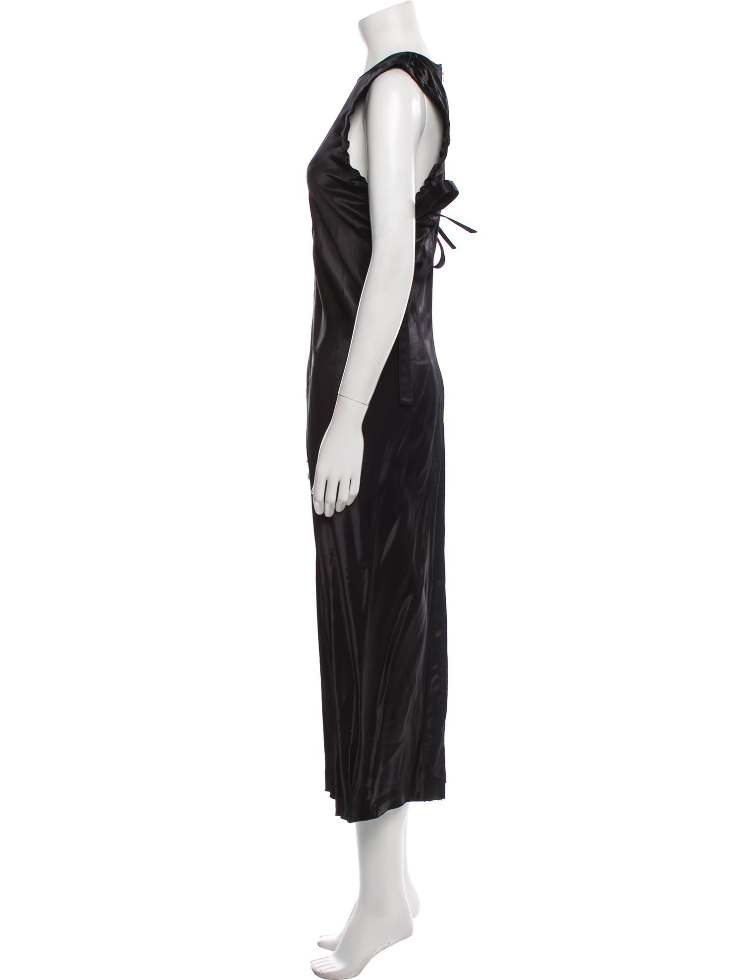 Helmut Lang Crew Neck Long Dress