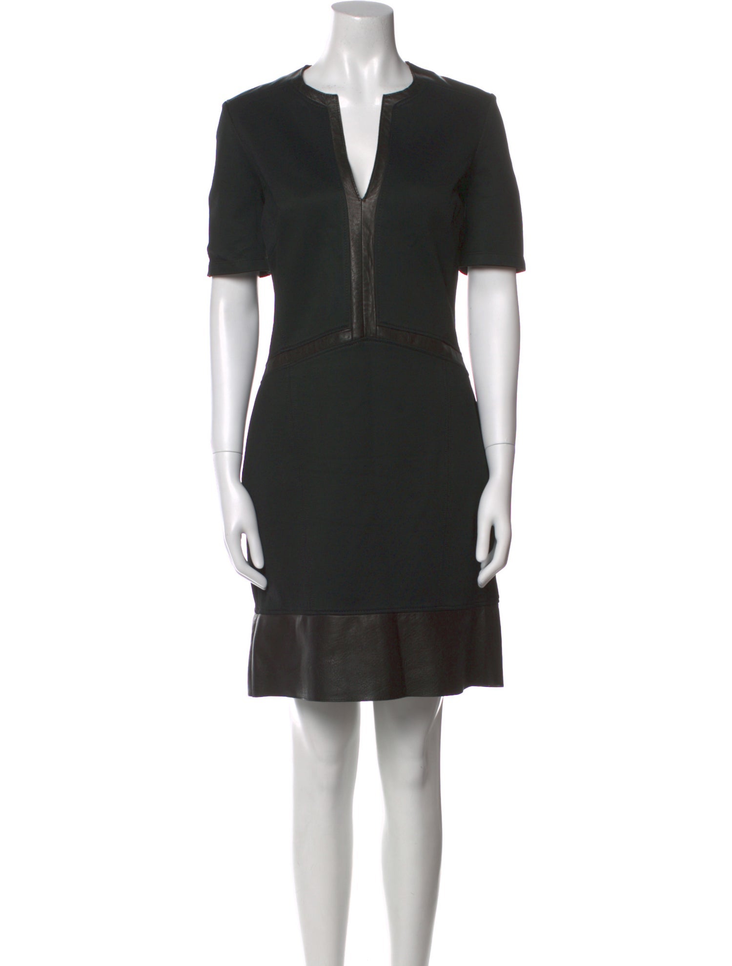 Helmut Lang V-Neck Mini Dress