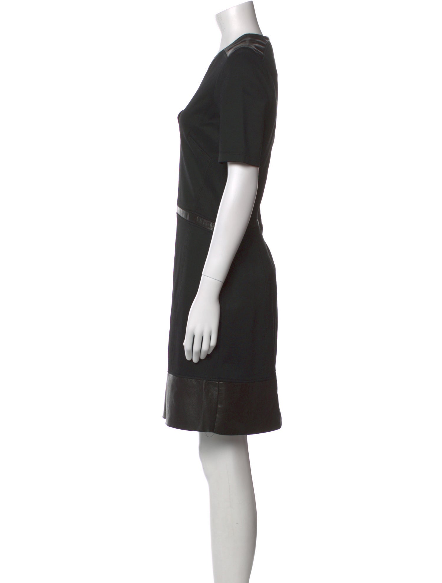 Helmut Lang V-Neck Mini Dress
