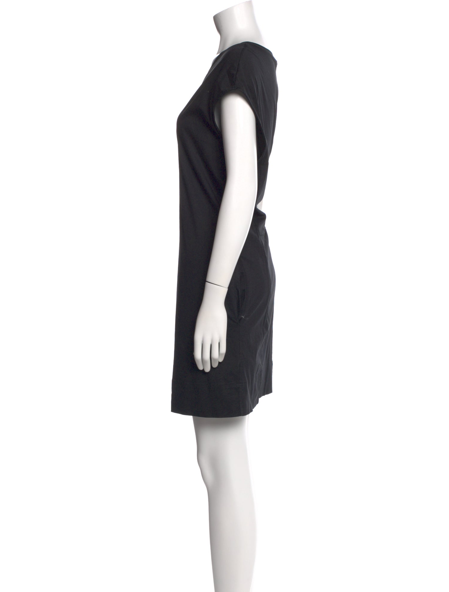Helmut Lang Scoop Neck Mini Dress
