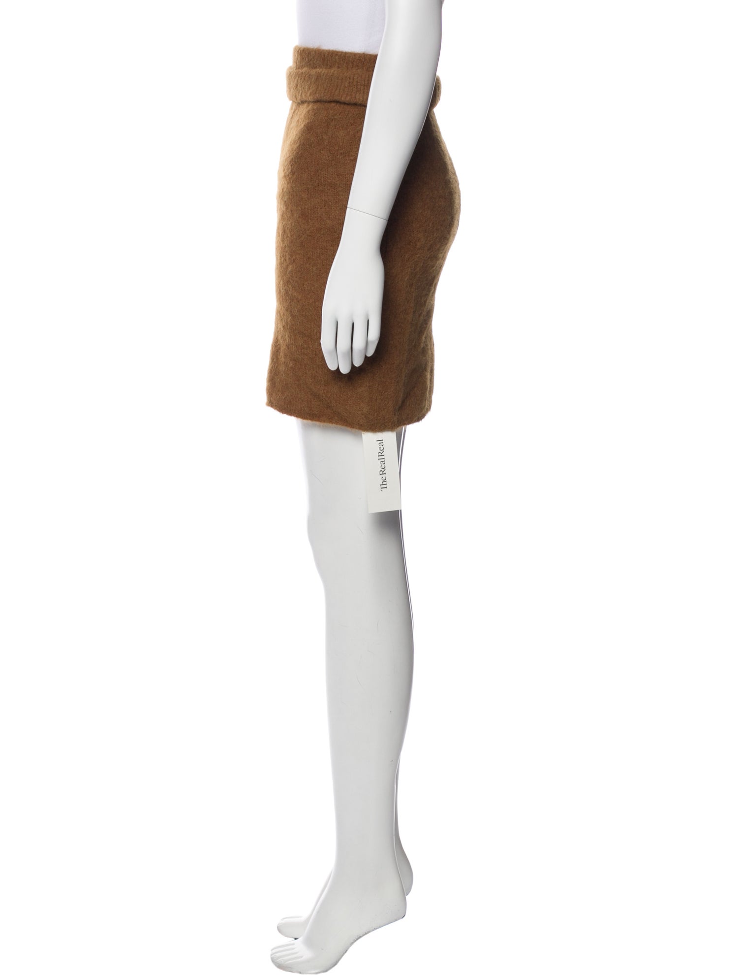 Helmut Lang Alpaca Mini Skirt