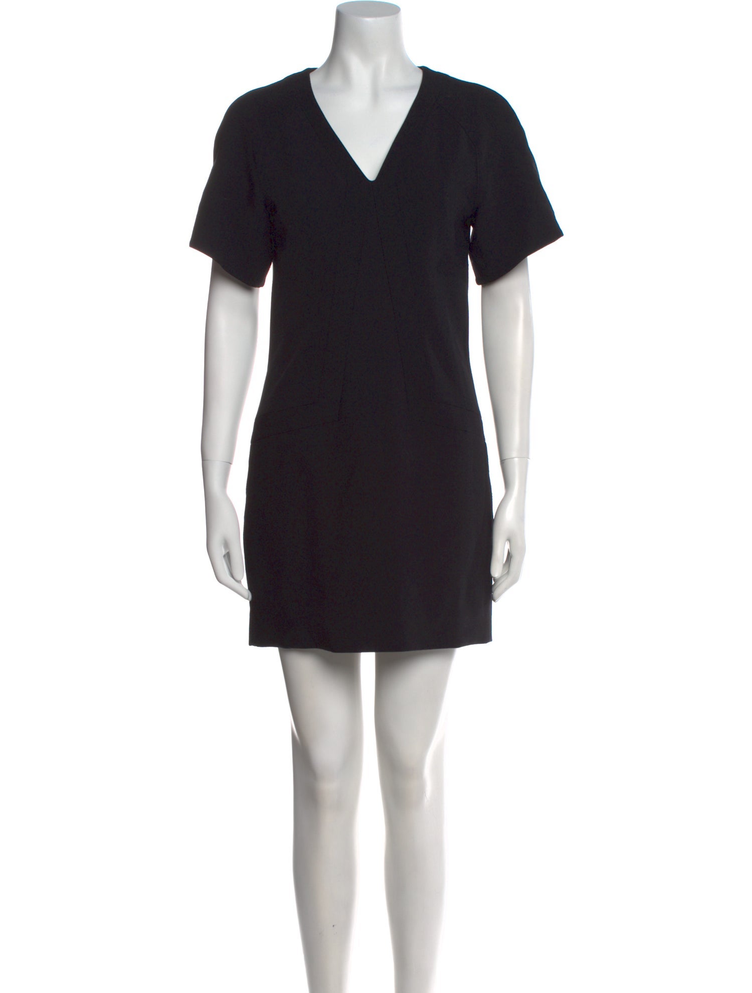 Helmut Lang V-Neck Mini Dress