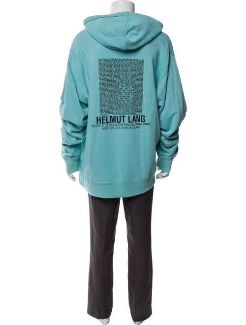 Helmut Lang Graphic Print Crew Neck Hoodie