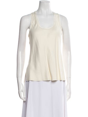 Helmut Lang Scoop Neck Sleeveless Top