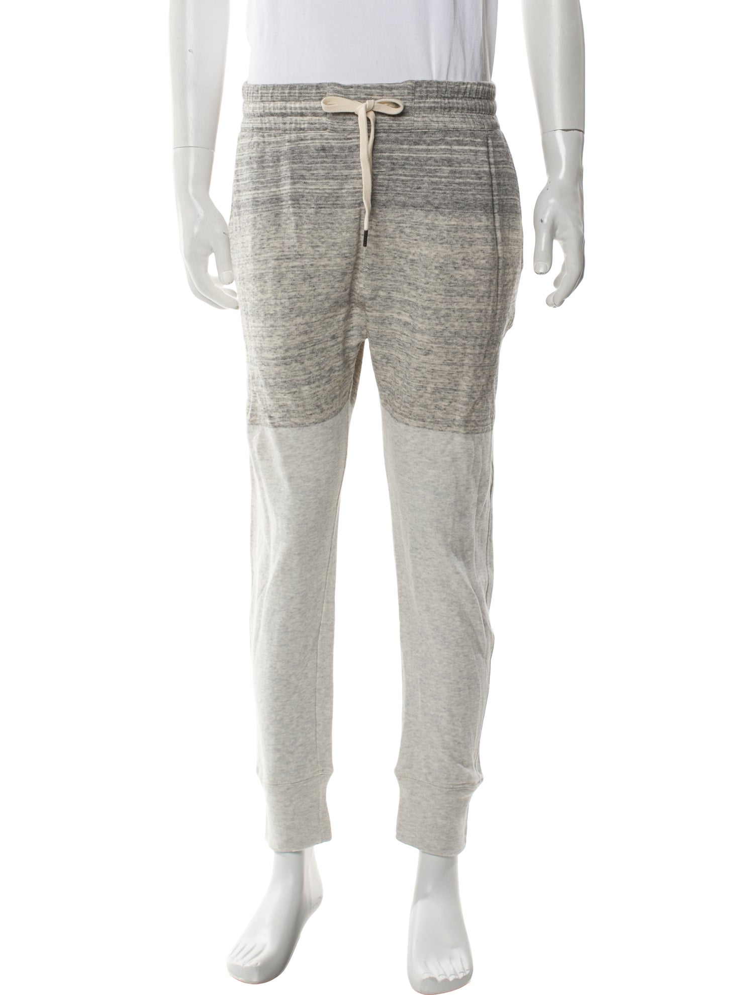 Helmut Lang Linen Striped Lounge Bottoms