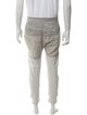 Helmut Lang Linen Striped Lounge Bottoms